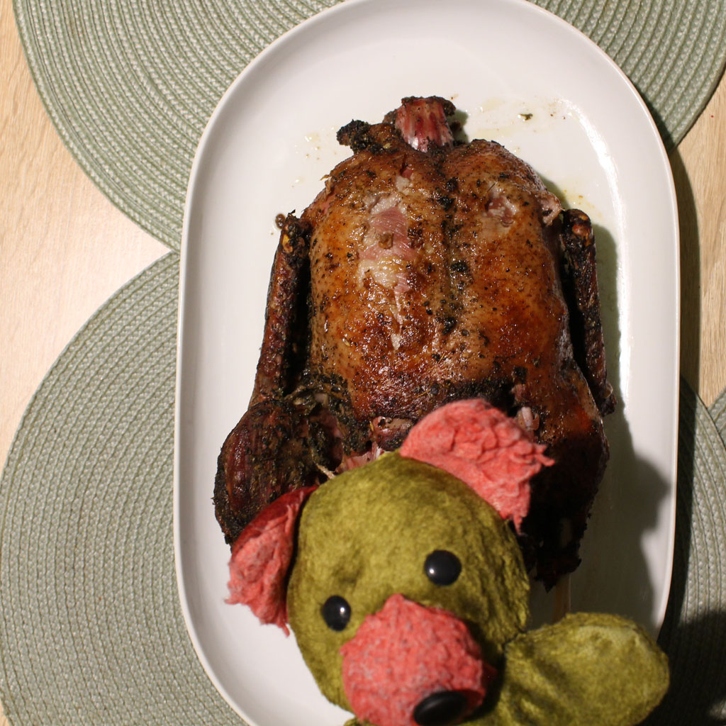  Roasted duck